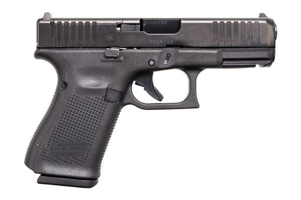 Glock G19 Gen5 MOS 9mm Luger 4.02" 15+1 Black nDLC Steel