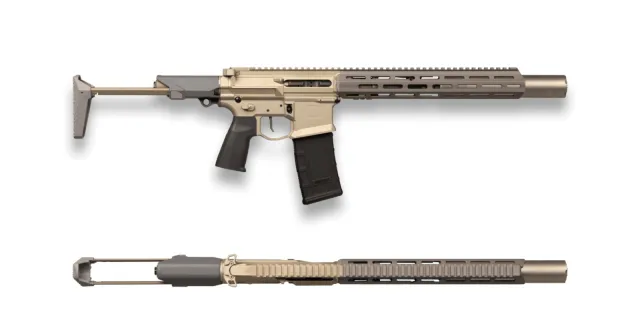 Q Honey Badger SBR SD 300 BLK 7 In Sniper Grey 30-Rounds Geissele Trigger - Q