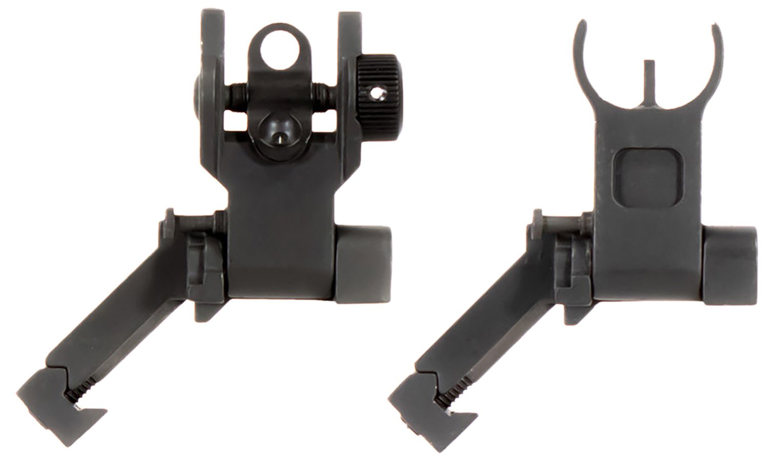 Aim Sports MT45FS AR-15 45 deg Flip-Up Sight Set Black Anodized Aluminum