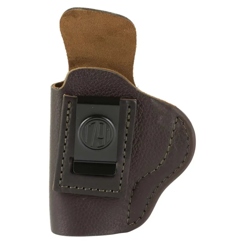 1791 Gunleather FCD-4-BRW-L Deer Skin IWB Holster Size 4 Brown LH - 1791 Gunleather - BROWN