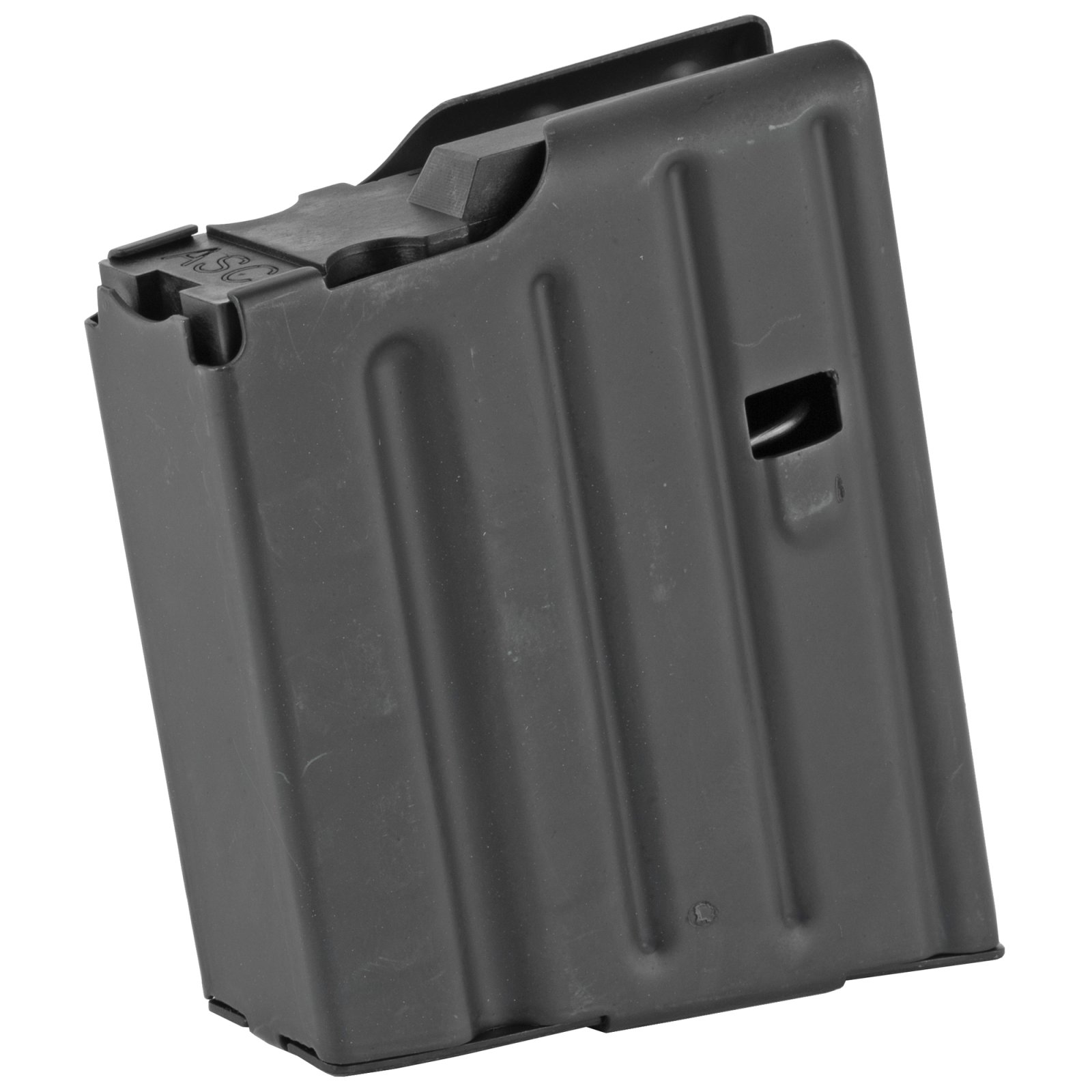ASC 5-Round .308 Stainless Steel Magazine - Black Marlube with Follower - Ammunition Storage Components - 308 Winchester