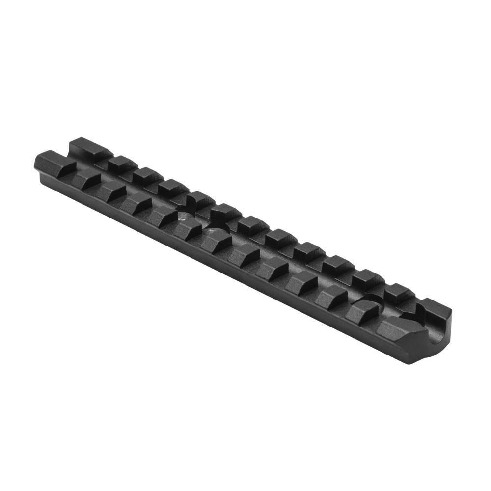 NcStar Mossberg Shotgun Aluminum Receiver Rail 500/590 Mossberg - Black Anodized - NcSTAR
