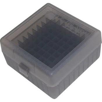 Buy MTM Flip-Top Ammo Box 100 Rounds 223/204 Ruger/6x47 Clear Smoke online