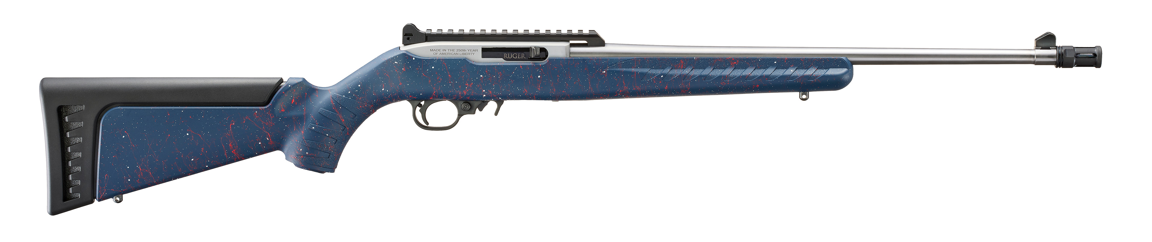 Ruger 32039 10/22 Carbine 22 LR 18.5" Satin Stainless Rifle