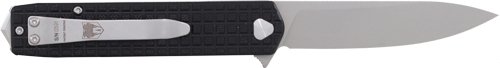 CobraTec MCTCAYDENBLKDNS Medium Cayden 3.25" D2 Blade Black G10 Handle - CobraTec Knives