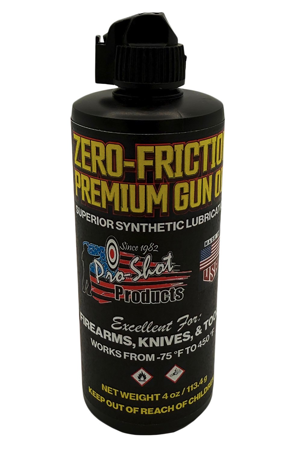 Pro-Shot ZF4 Zero Friction Needle Oiler 4 oz Bottle - PROSHOT - 4 OZ