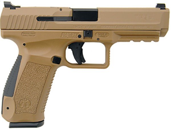 Canik TP9SA Mod.2 9mm FDE 4.46" Barrel 18rd Warren Tactical Sights
