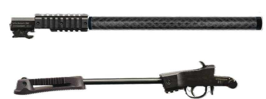 Chiappa LITTLE BADGER TDX CARBON FIBER SHROUD 22LR BLACK SINGLE SHOT 500.281 - Chiappa Firearms - .22 LR