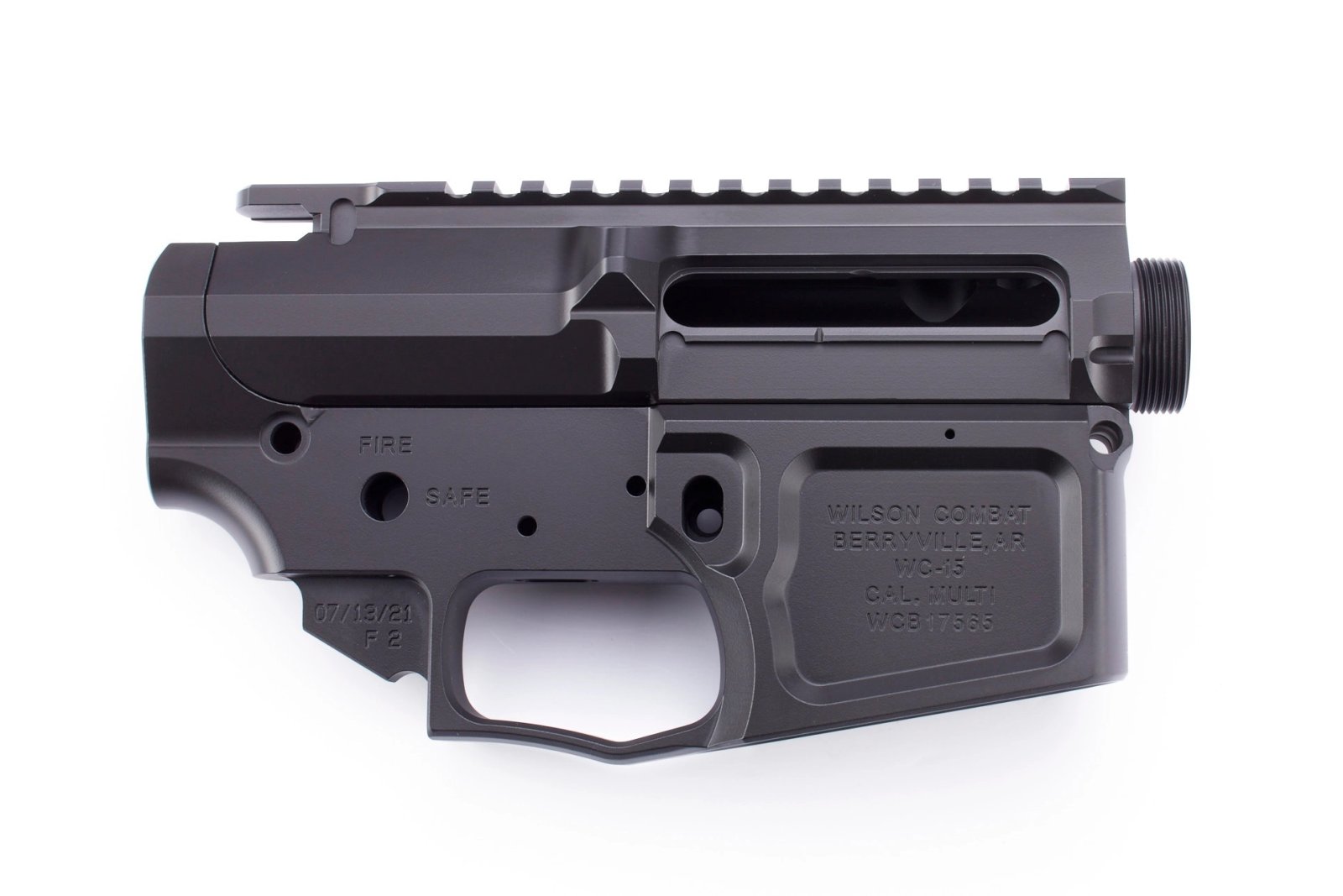 Wilson COMBAT AR-15 Lower/Upper Matched Blk Armor-Tuff Billet Receiver Set - Wilson Combat - MULTI
