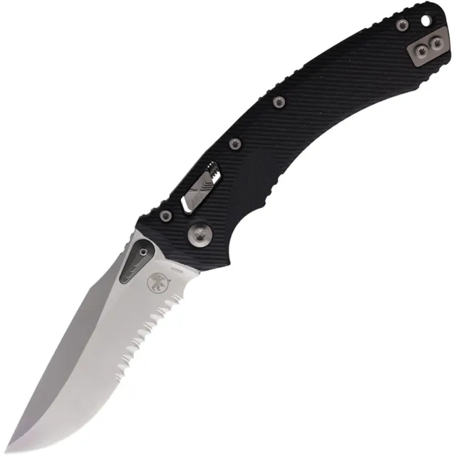 Microtech Amphibian 3.9 In SE/STD/SW Black G-10 Handle