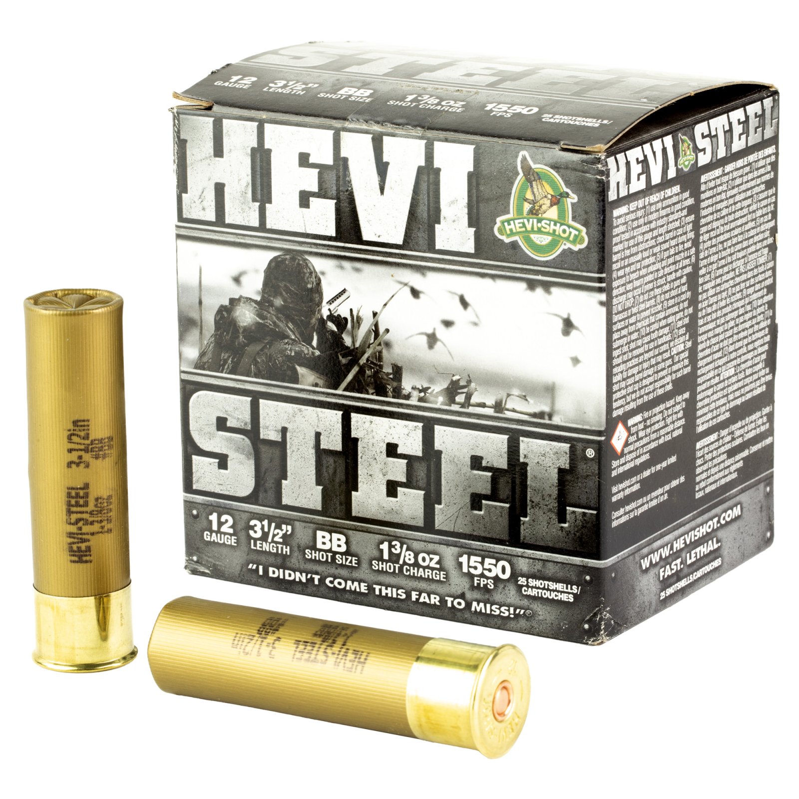 Buy 12 Ga Steel-BB 1-1/5 oz 3-1/2" 25 Rds Hevi-Shot-Environ Metal Shotgun Ammo online