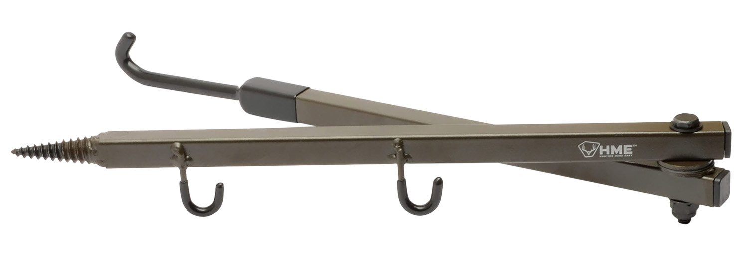 HME FBH3 Folding Bow Hanger 3-Pack, Steel, Extends to 20", Black - DNZ Products - HANGING