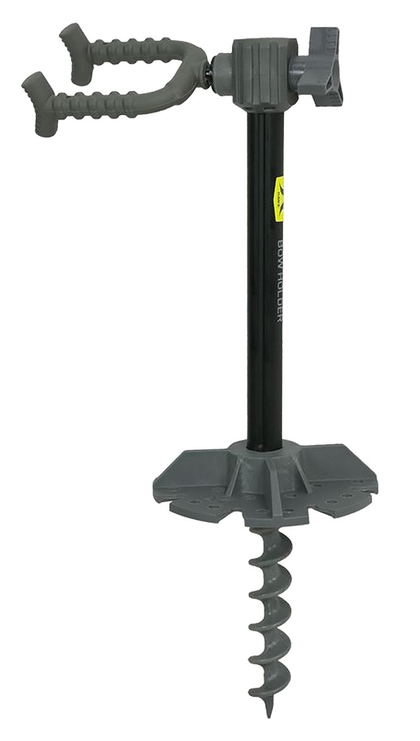 Hawk HWK3840 Earth Anchor Bow Holder Black Plastic Silent-Grip Fork