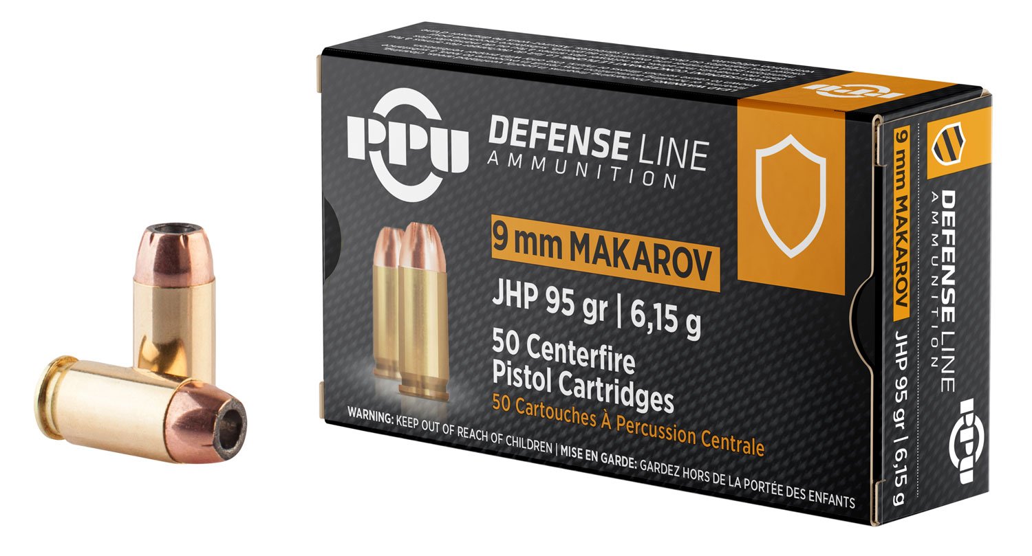 Prvi Partizan PPD9M 9x18 Makarov 95gr JHP Ammo 50 Rounds - Prvi Partizan - 9x18 Makarov