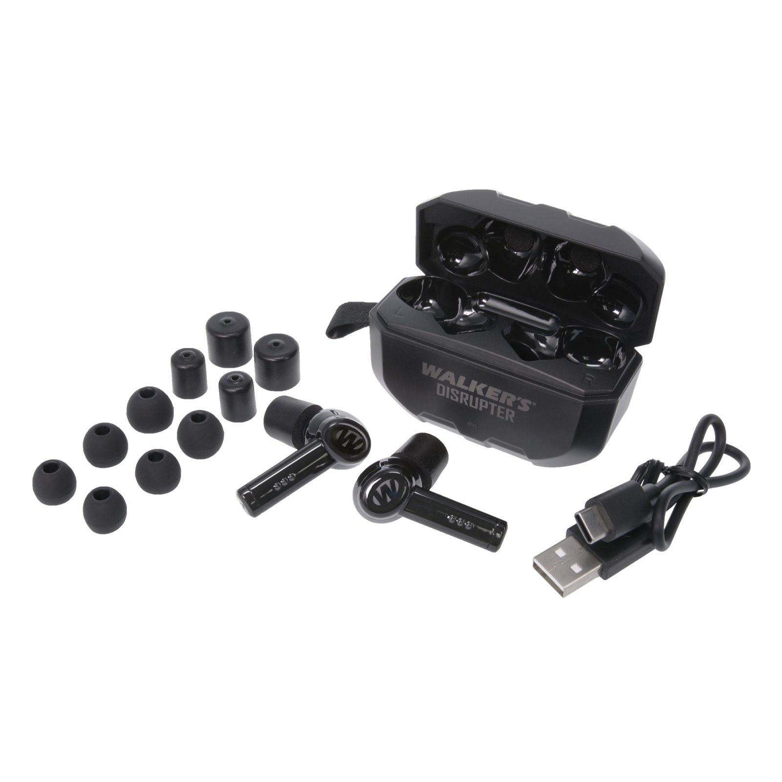 Walker's GWP-DSRPT Disrupter Bluetooth Earbuds 24dB Noise Reduction