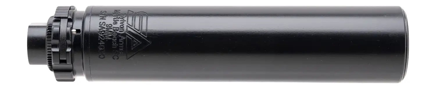 Sylvan SA9TIRD 9MM Titanium Threaded 1/2x28 Suppressor Ready