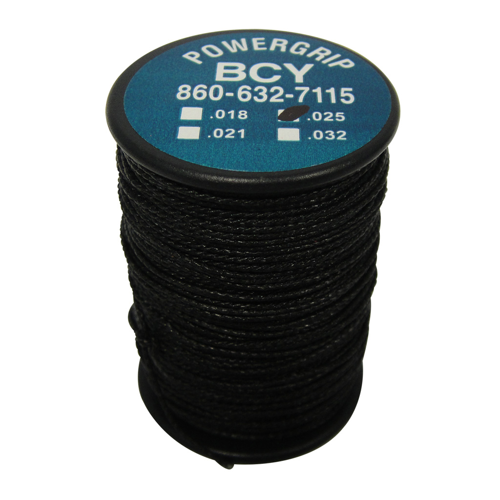 BCY Power Grip Serving Black .025 50 yds. - BCY