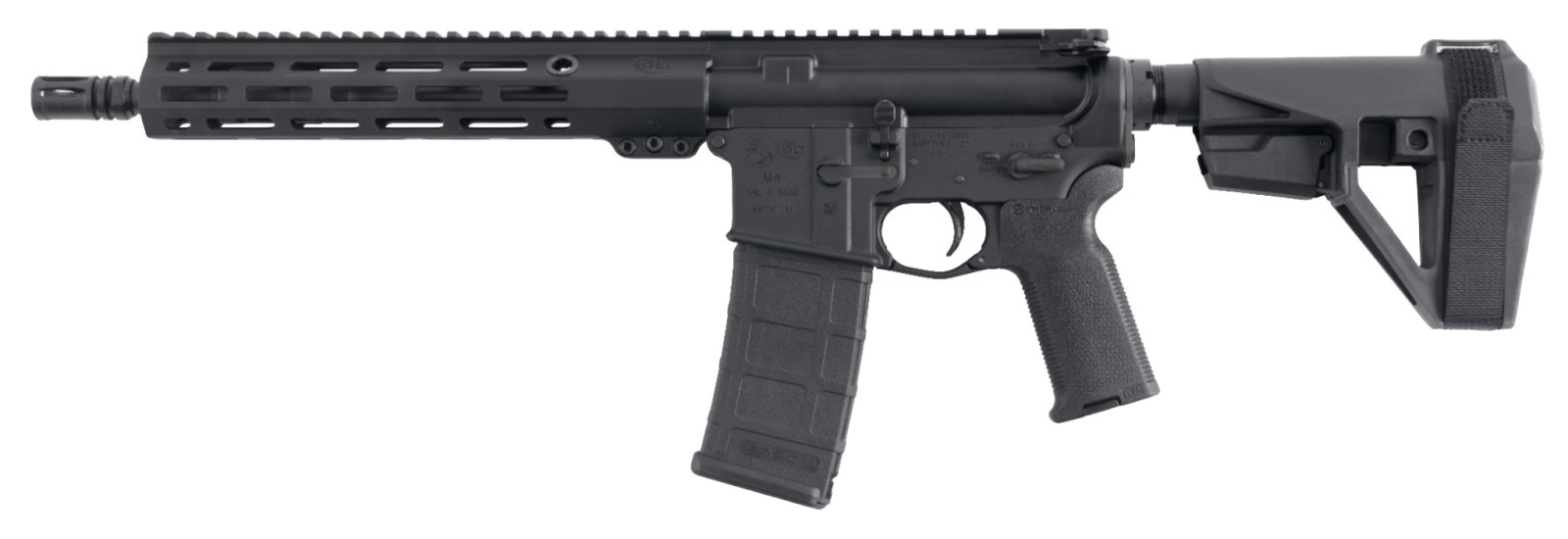 Colt M4 Braced Pistol 5.56 Nato 11.5 in. Black w/ SB Tactical Brace 30rd
