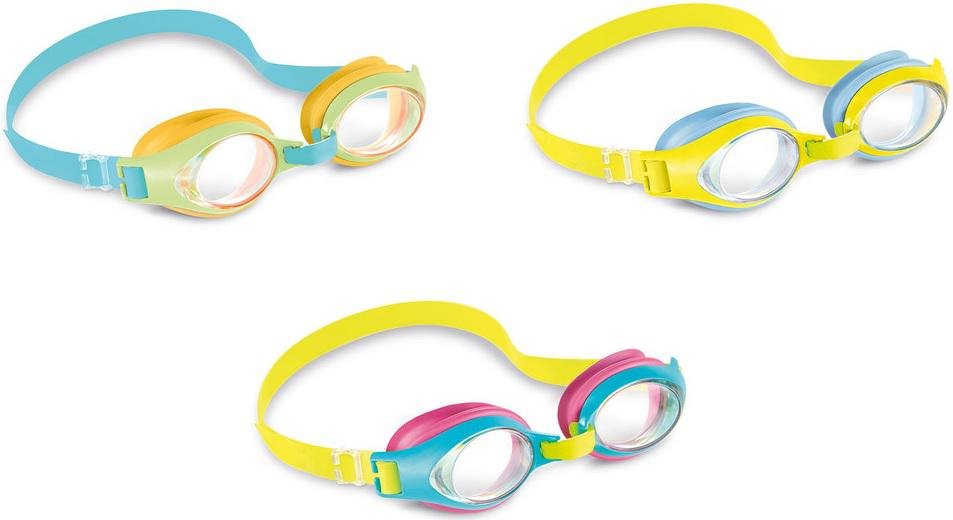 Buy Intex 55611E Junior Kids Swim Goggles Ages 3-8 Assorted Colors online