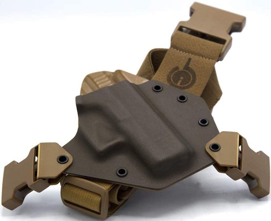 GUNFIGHTERS XD940-40221 Kenai Holster Springfield XD 9/40 R Grey/Coyote