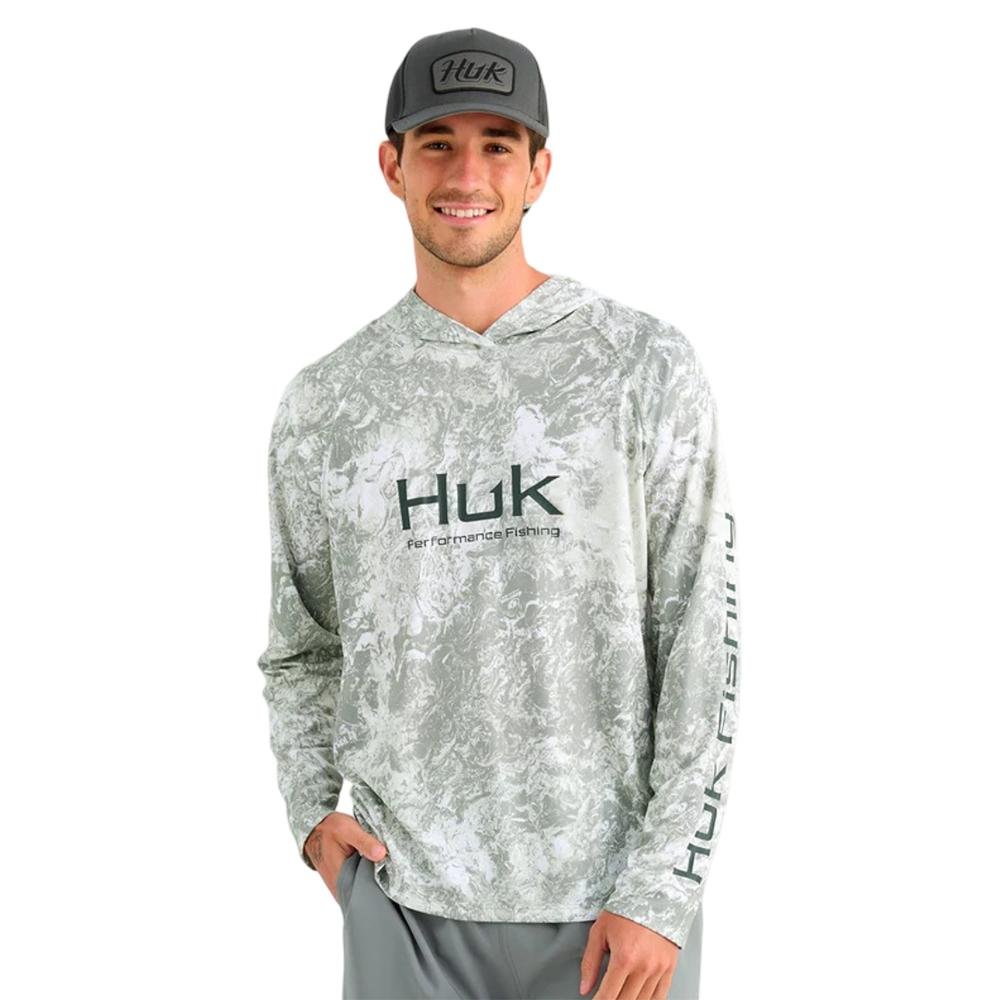 Buy Huk Mossy Oak Pursuit Performance Hoodie MO Seagrass M online