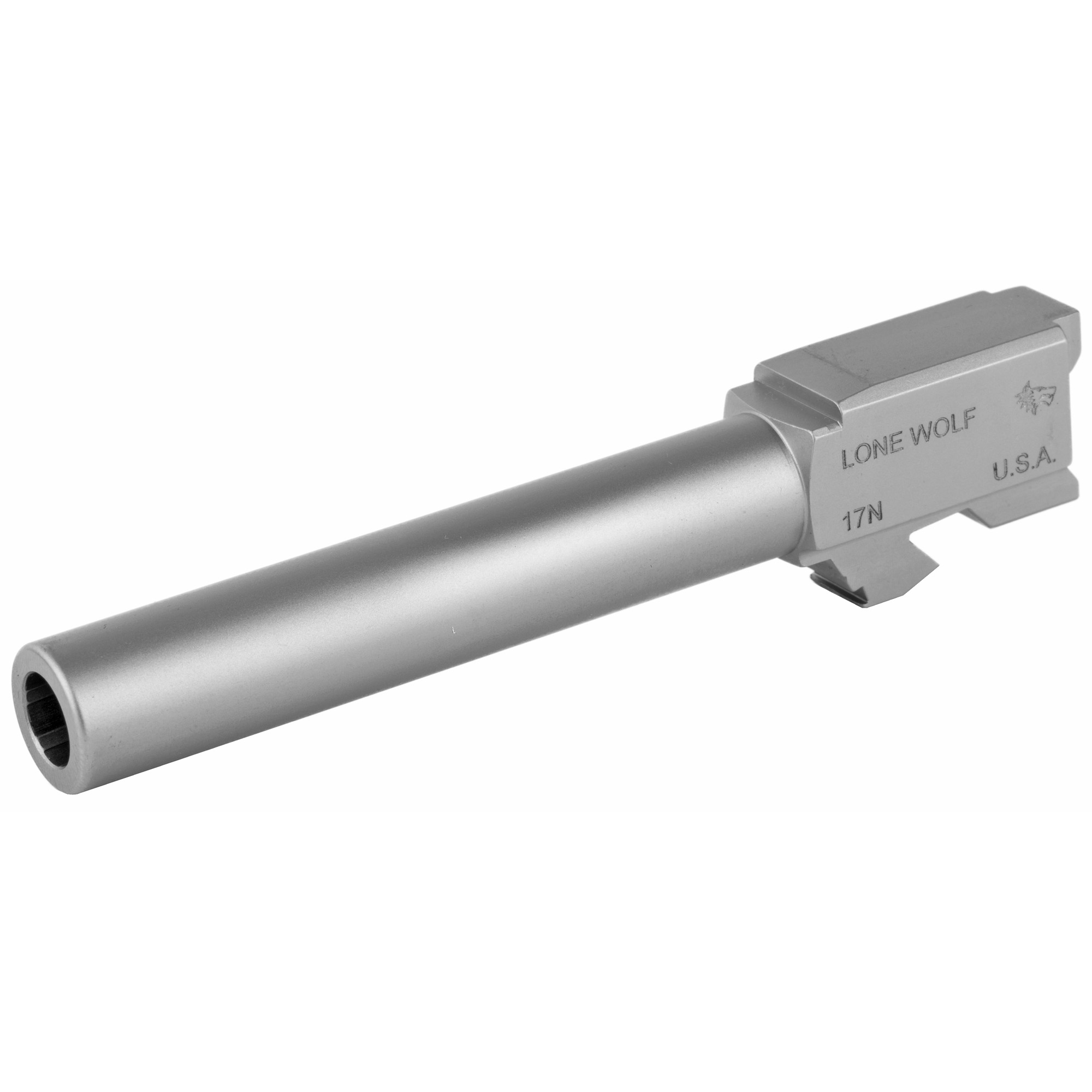 Lone Wolf LWD-17N AlphaWolf Barrel 9MM 4.49" Matte Stainless Steel Glock 17