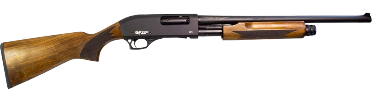 GForce P3 12 Gauge Pump Action Shotgun 20 in Black Walnut 4+1 Capacity