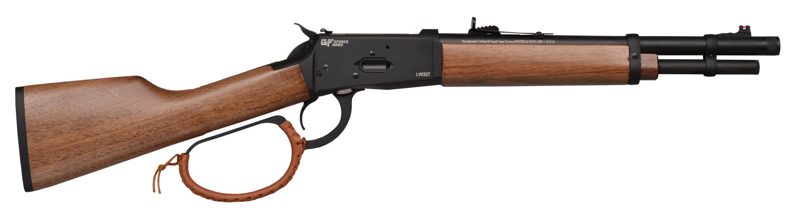 GF LVR 12" 357 Magnum Mares Leg Pistol - Walnut & Black Finish