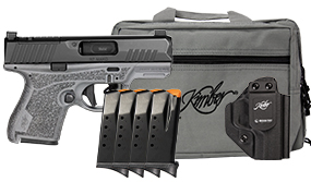 Kimber R7 Mako 9MM Compact Pistol: Striker Fired, 3.37" Barrel, Matte, Gray & Black, Optic Ready, Night Sights, 10Rd, 5 M
