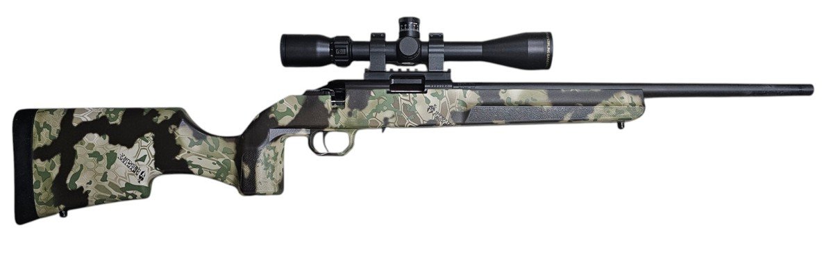 LSI HOWA HRF22WMRKOTP 22WMR 18" Kryptek Obskura Bolt-Action Rifle