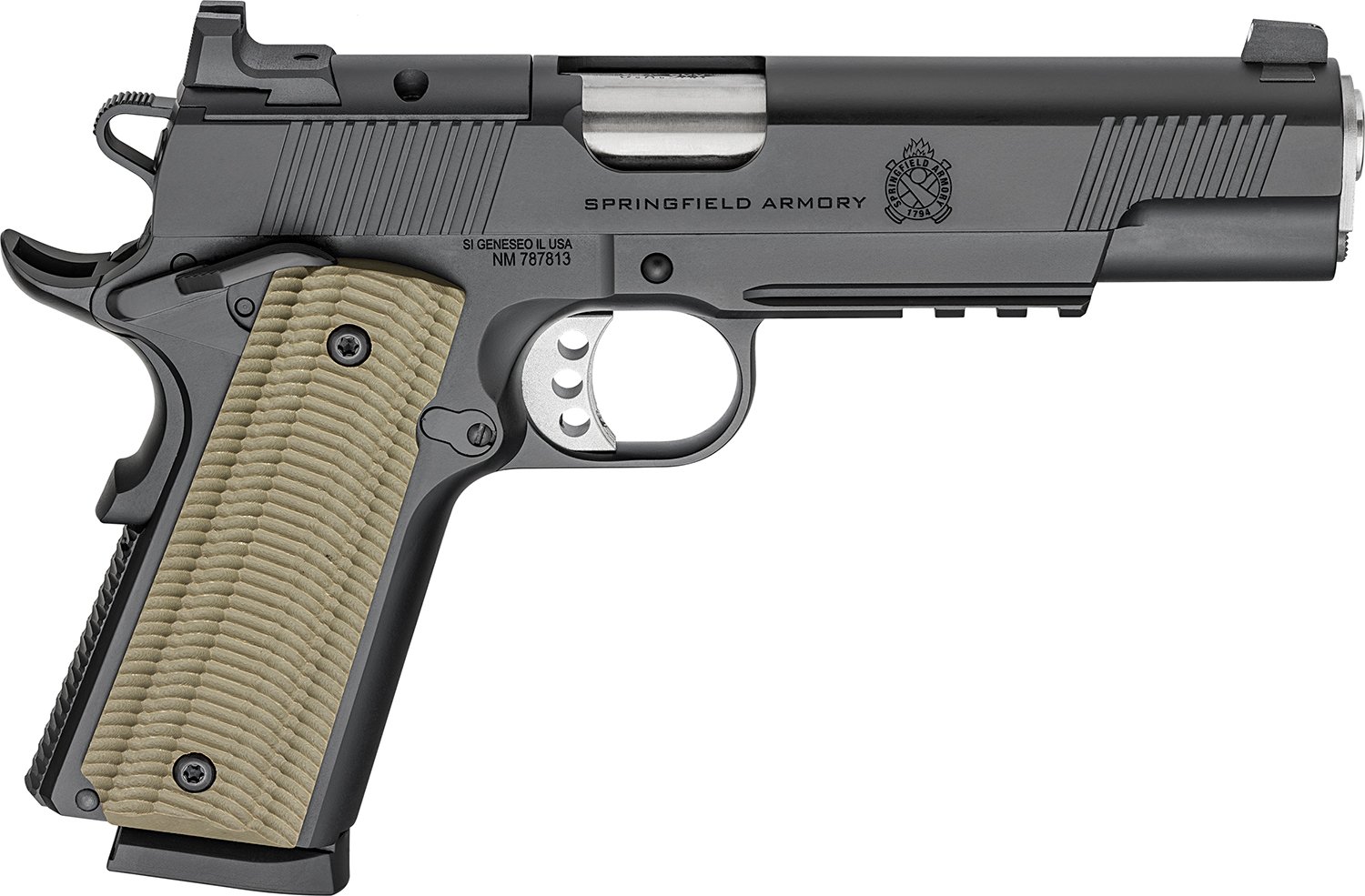 Springfield PO9229AOS 1911 Operator 9mm 5" Black Optics Ready 9rd - Springfield Armory - 9mm