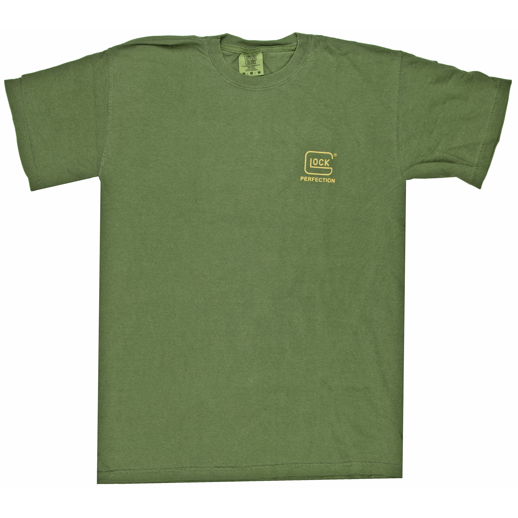 Glock AA75150 Perfection T-Shirt, Medium, Green, Short Sleeve