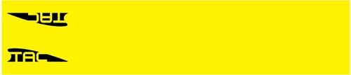 TAC Vanes Arrow Wraps Yellow 4.675 x 1.0 in. 13 pk. - TAC Vanes