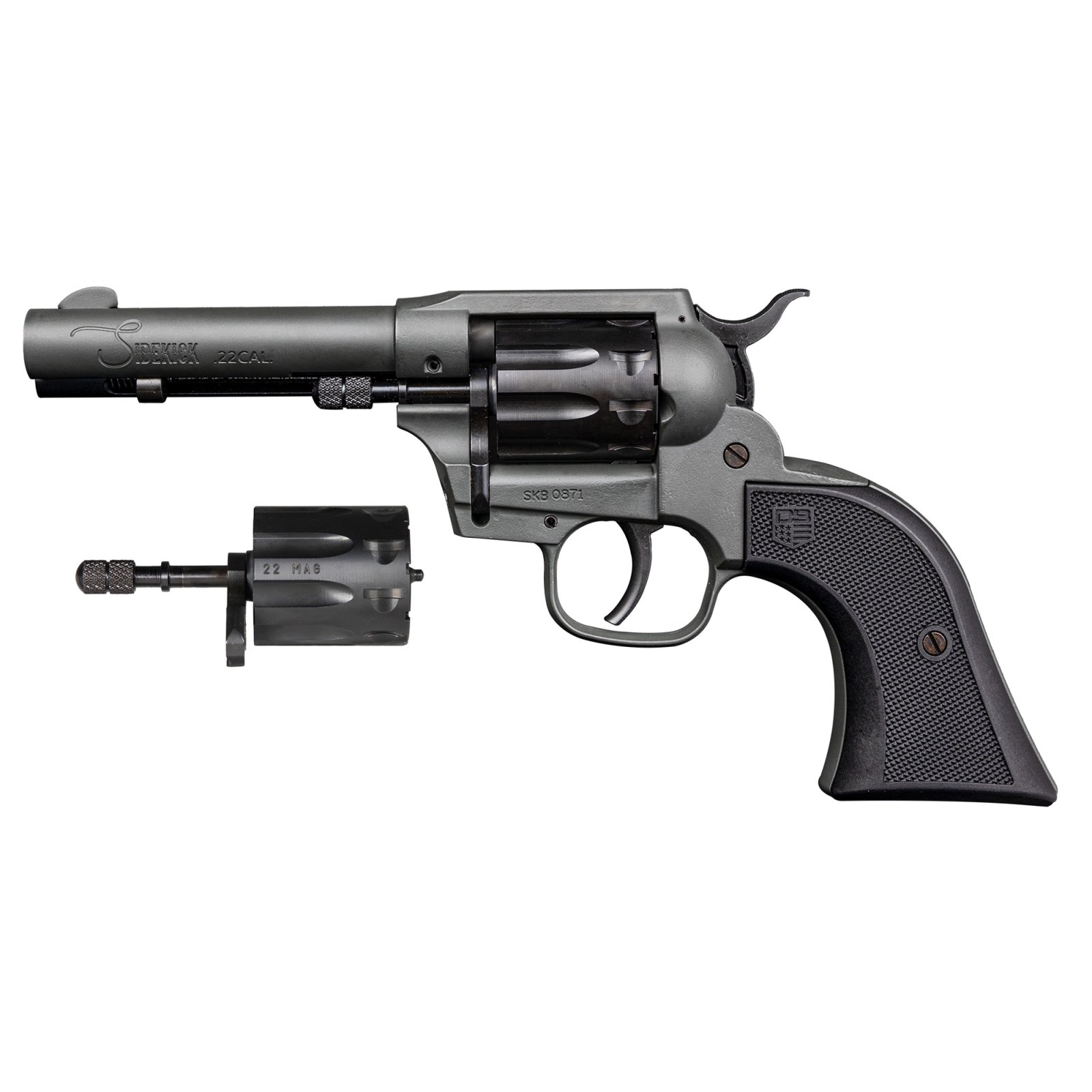 Diamondback DB Sidekick 22LR|22M Revolver 4.5" Dark Gray Cerakote
