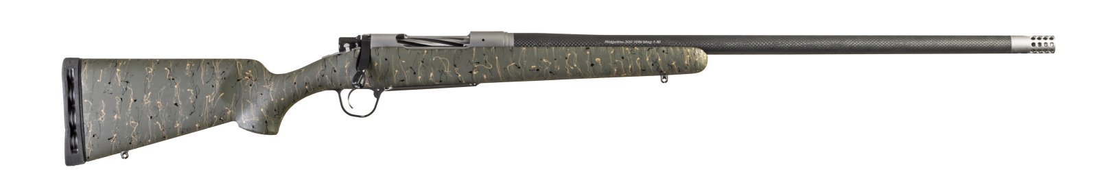 Christensen Arms Ridgeline 6.5CM Bolt Action Rifle 24" TB Stainless/Green-Blk-Tan - Christensen Arms - 6.5 Creedmoor
