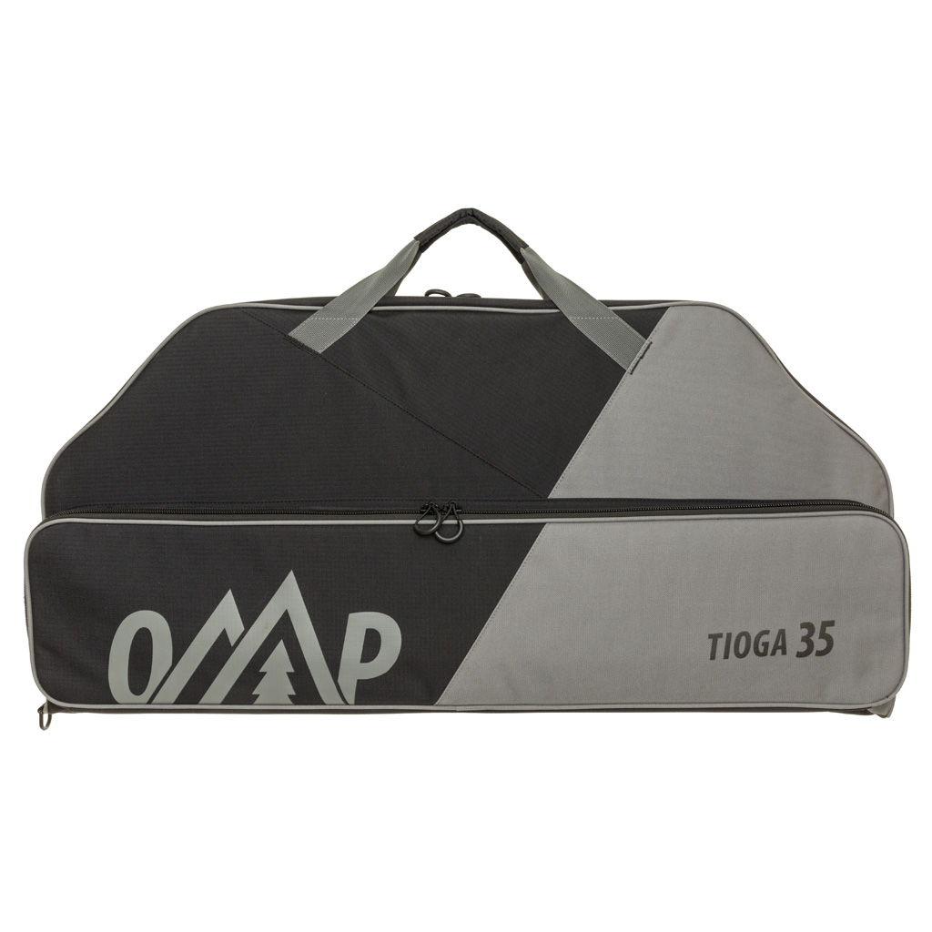 October Mountain Tioga 35 Bow Case Black/Grey 35" Rip-Stop Fabric