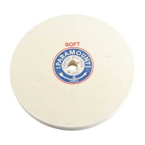 BACON FELT COMPANY 10" SOFT FELT POLISHING WHEEL 1" ARBOR - Bacon Felt Company