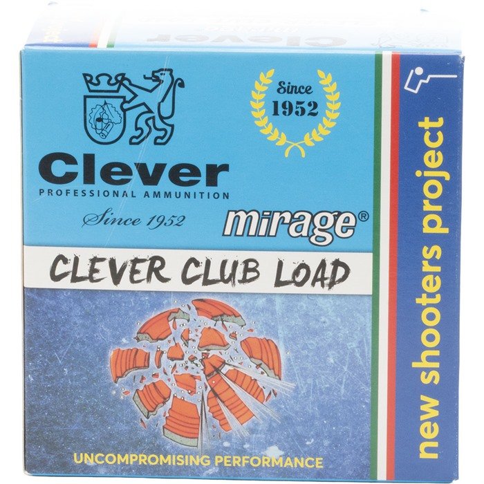 CLEVER CLUB LOAD 12 GAUGE 2-3/4" 1OZ #8 SHOT 1200 FPS 25/BOX