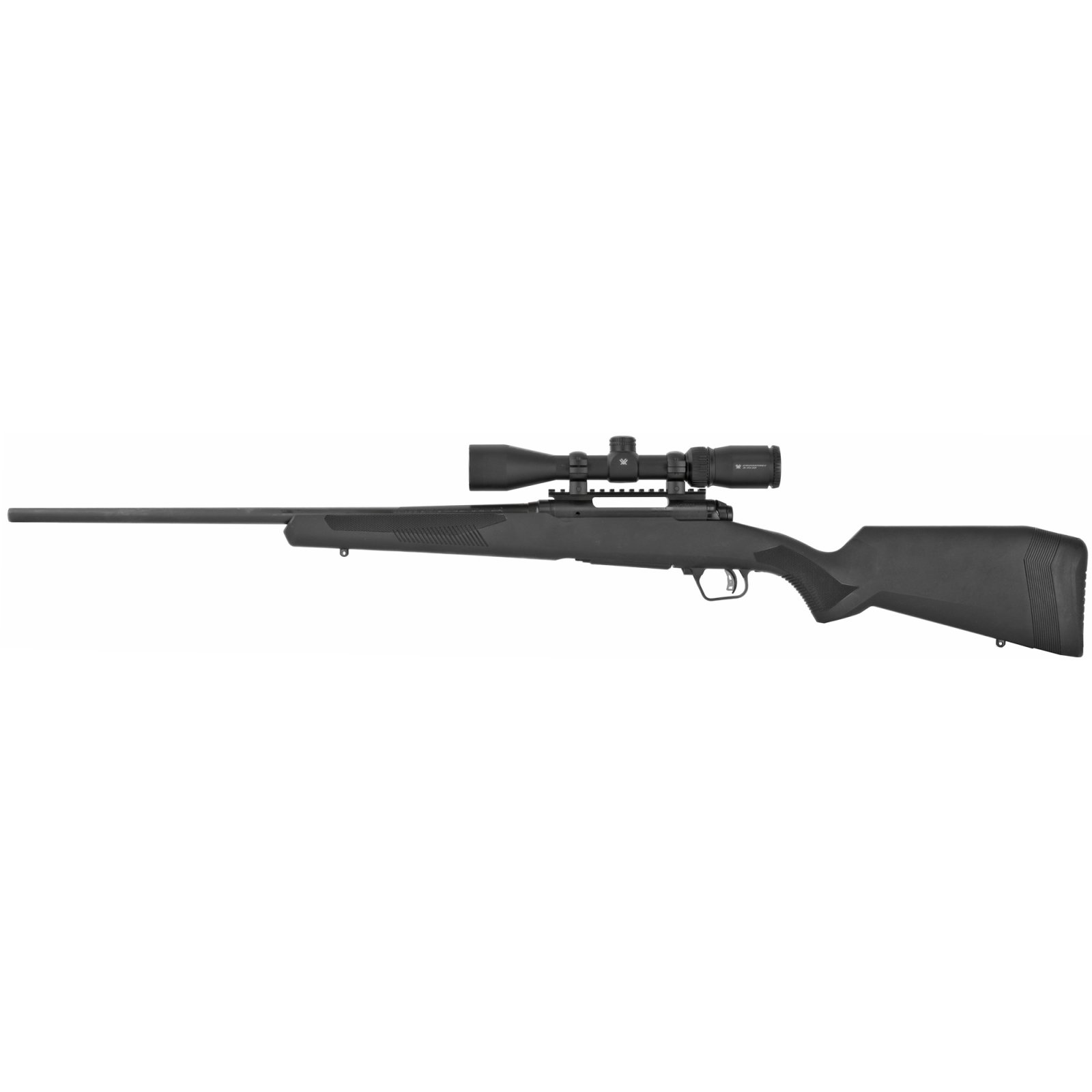 Savage Arms 57303 110 Apex Hunter XP 243 Win 4+1 22" Matte Black Metal Synthetic Stock Vortex Crossfire II 3-9x40mm Scope