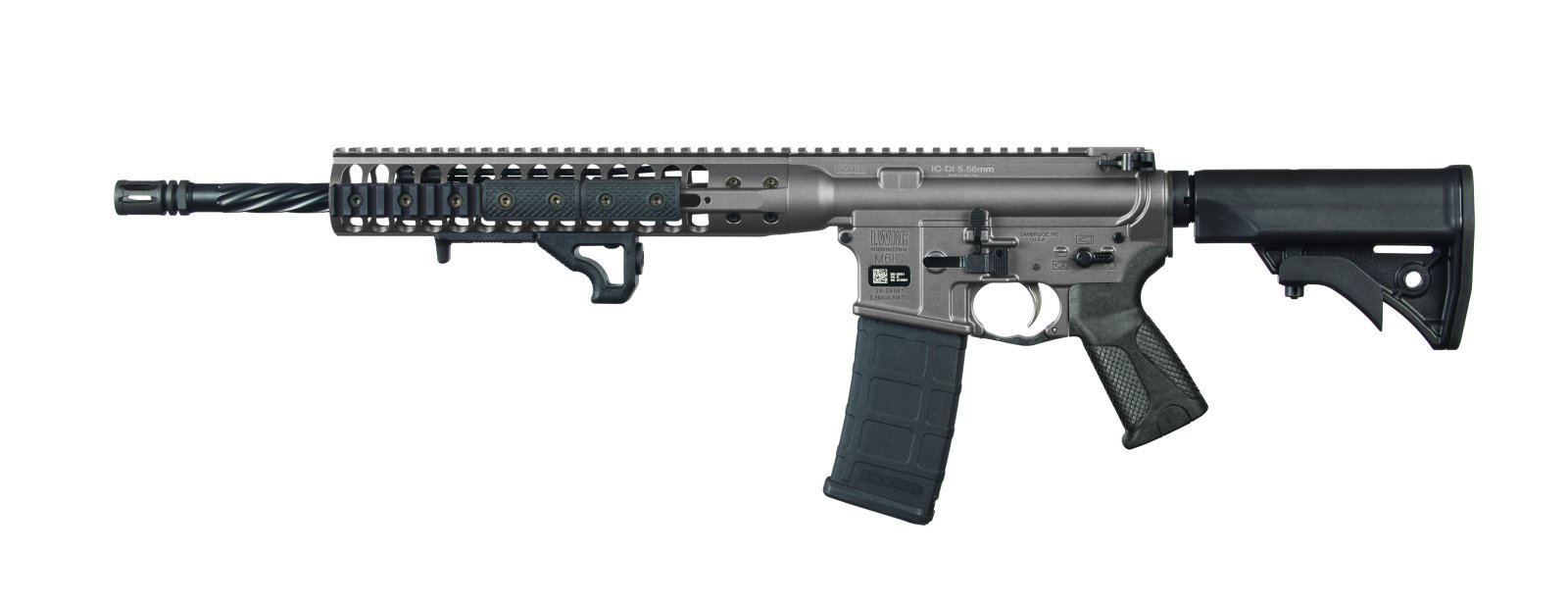 LWRC ICDIR5TAG16ML IC-DI 223 Rem | 5.56 NATO 16.1" Tactical Grey Cerakote Rifle - LWRC International