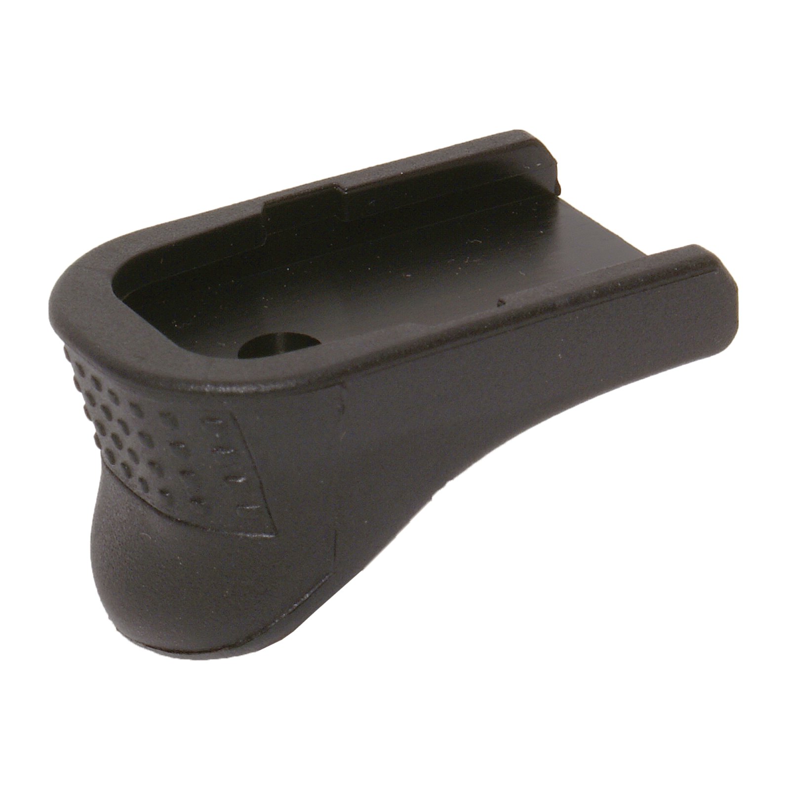 Polymer Pearce Grip PG-42 Extension: Textured Black, 3/4" Length Addition, Glock 42 .380 ACP Pistol Enhancement