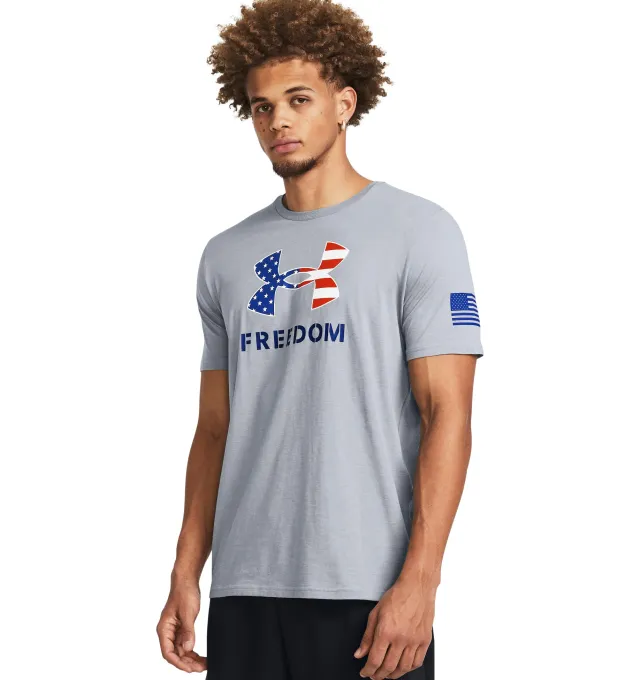 Buy Under Armour Freedom Logo T-Shirt Men's Cotton Graphic Tee online