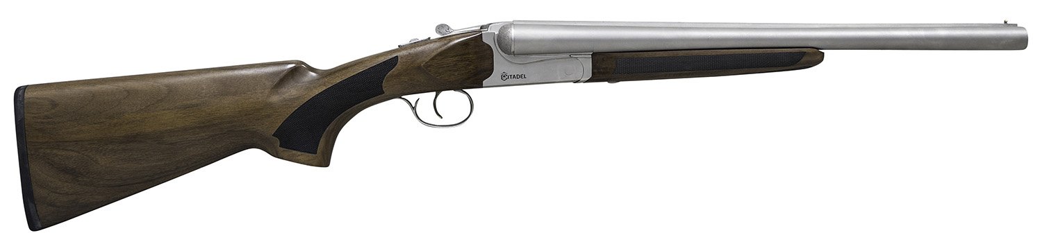 Citadel Boss SS Coach 12 Gauge 18.5 in Nickel 2rd Break Action Shotgun - Citadel - 12 Gauge