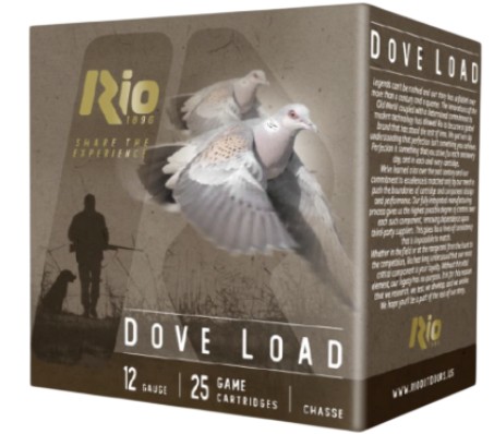Rio Ammunition RDL328 Dove Load 12ga 2.75" 1 1/8oz #8 250/Cs