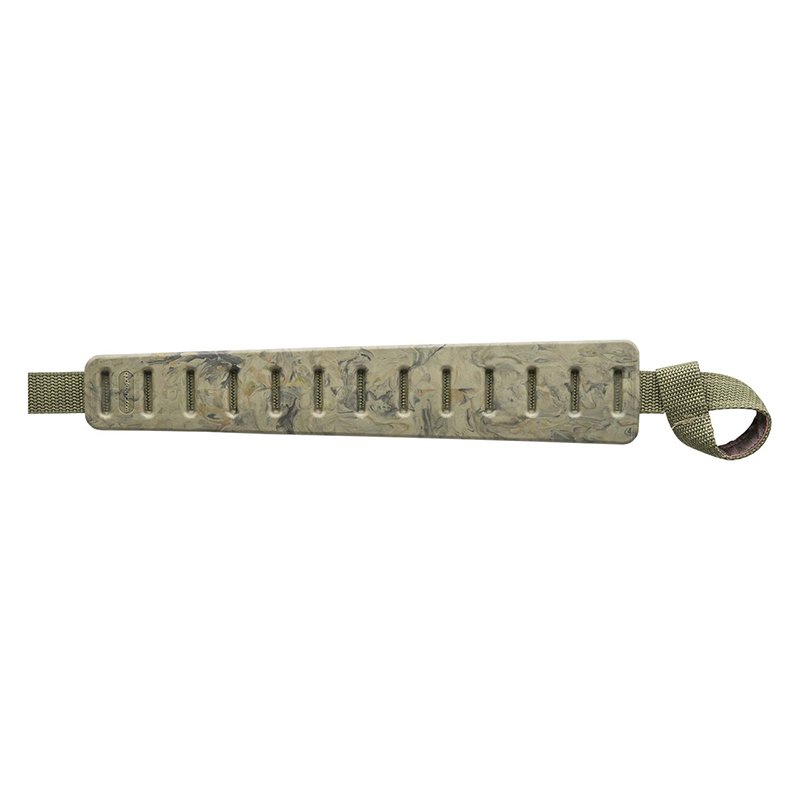 Quake Claw 500049 Adjustable Camo Shotgun Sling, Slip-Over Loops, Suede-Lined Strap, Nylon/Thermoplastic Rubber
