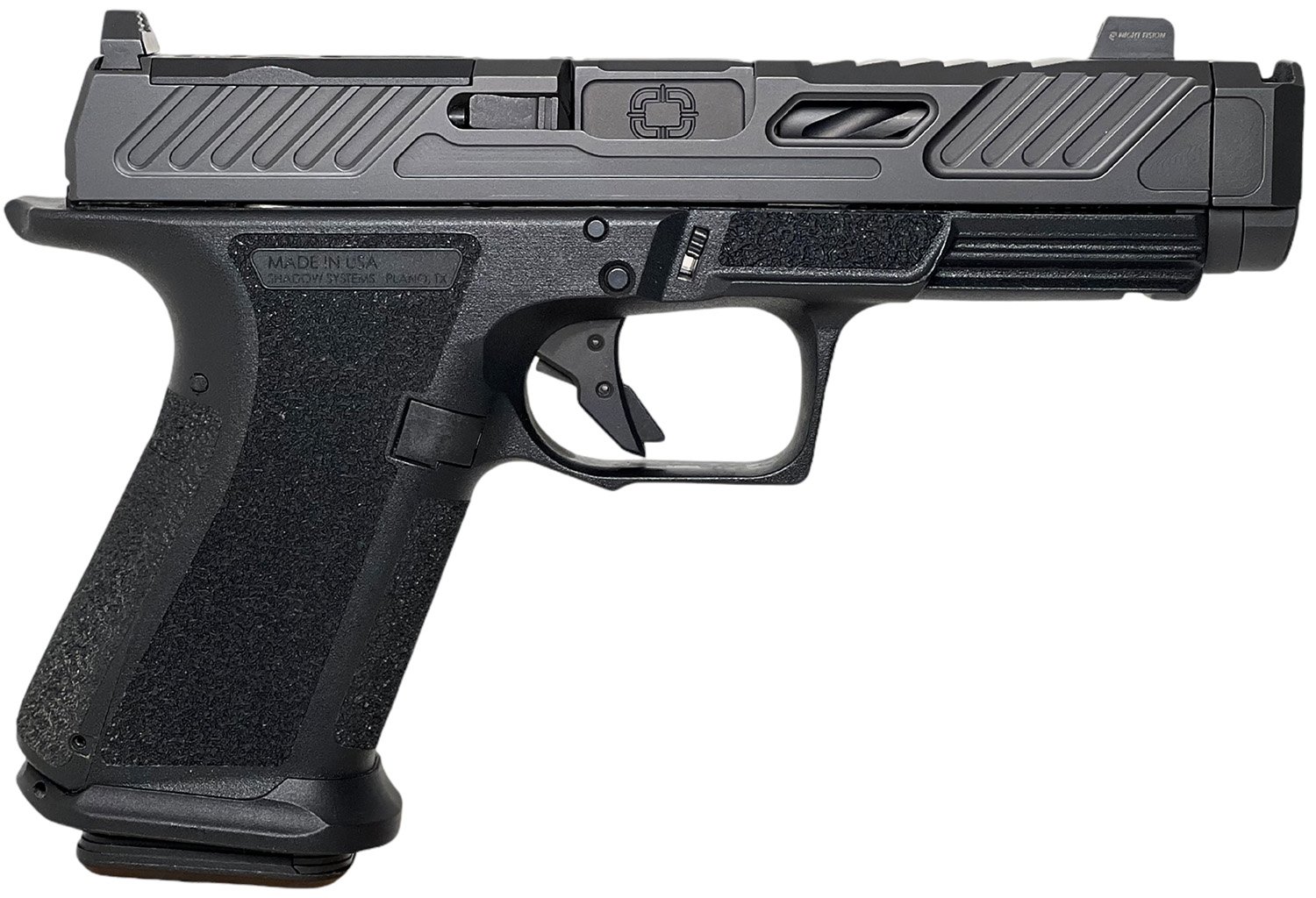 Shadow Systems SS1240 MR920P 9mm 10+1 Black Tritium Night Sight Compensator - Shadow Systems - 9mm