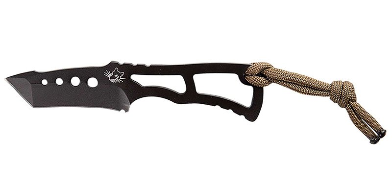 Diamondback Knifeworks SG04050100 Vermin Tanto Black Knife with Kydex Sheath
