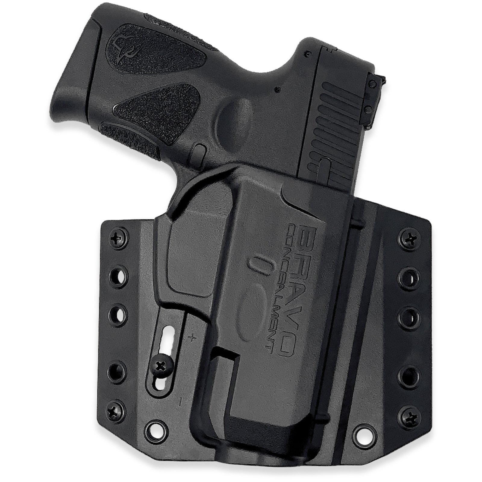 Bravo Concealment BC10-1030 OWB Holster, Taurus G2c, Right Hand, Black