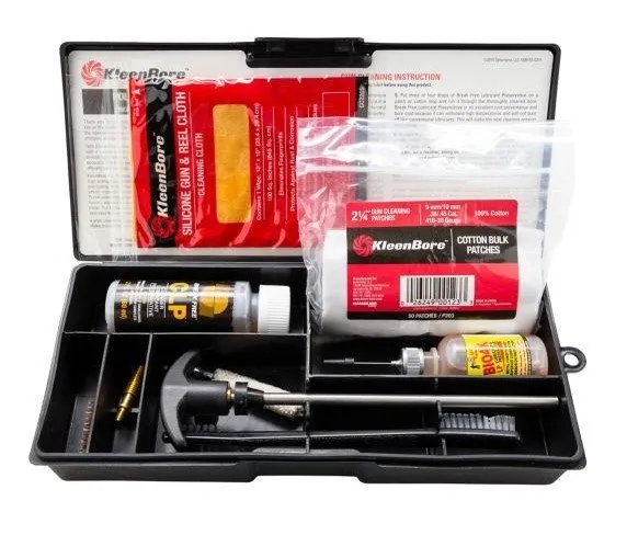 KleenBore Tactical LE Handgun Cleaning Kit 40 Cal/10mm PS51 - Kleen Bore - .40/.41/10mm