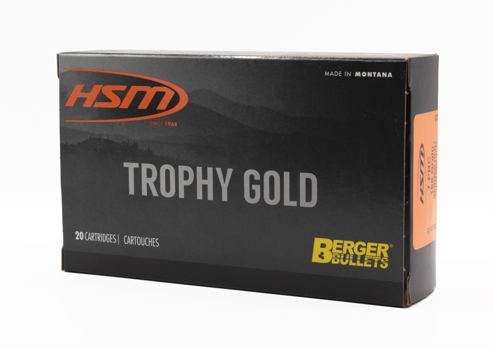 HSM 7MM PRC 168GR BERGEER MATCH HUNTING VLD 20RD